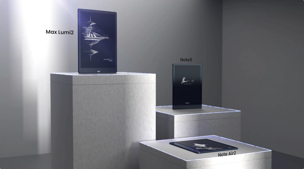 Introducing Three New Android 11 E Ink Tablets: BOOX Note Air2, Note5 And Max Lumi2
